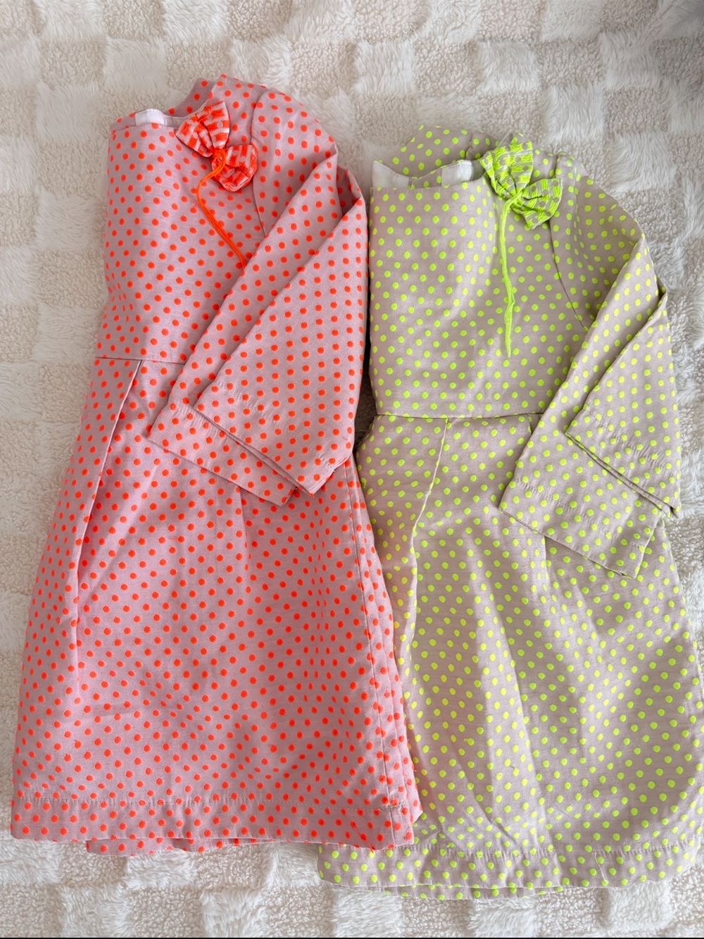 Richie House & W.L. Monsoon Swiss dot 3/4-Sleeves Girls Dresses Sizes 5-6Y